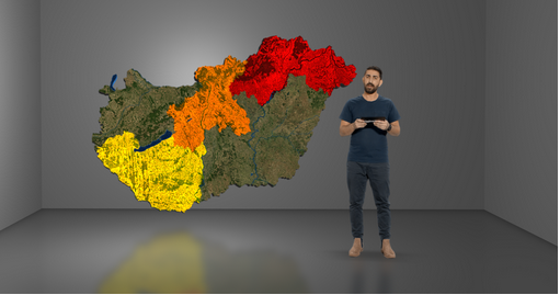 Aximmetry's Meteo plugin forecast example 24